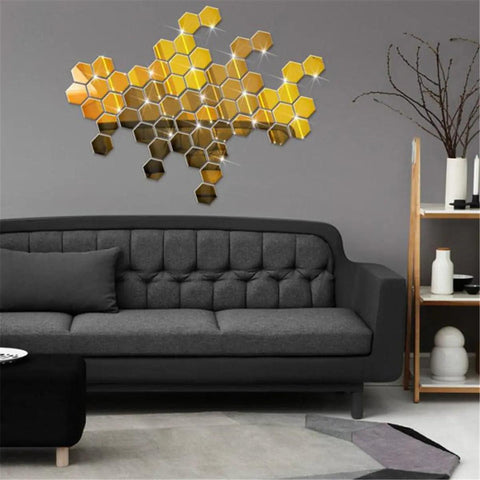 3D Mirror Wall Sticker Home Decor